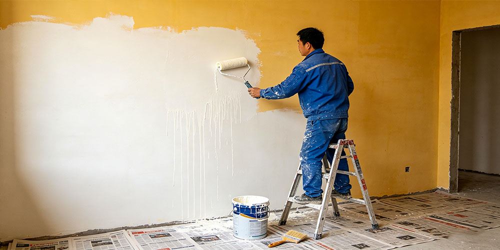 油性塗料場景圖